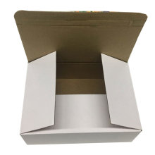 Plain White Corrugated Paper Box for Shipping and Packaging